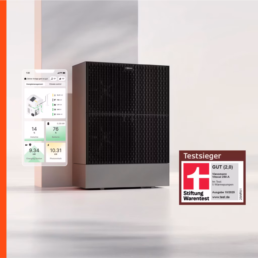 Bild einer Viessmann Vitocal 250a Wärmepumpe